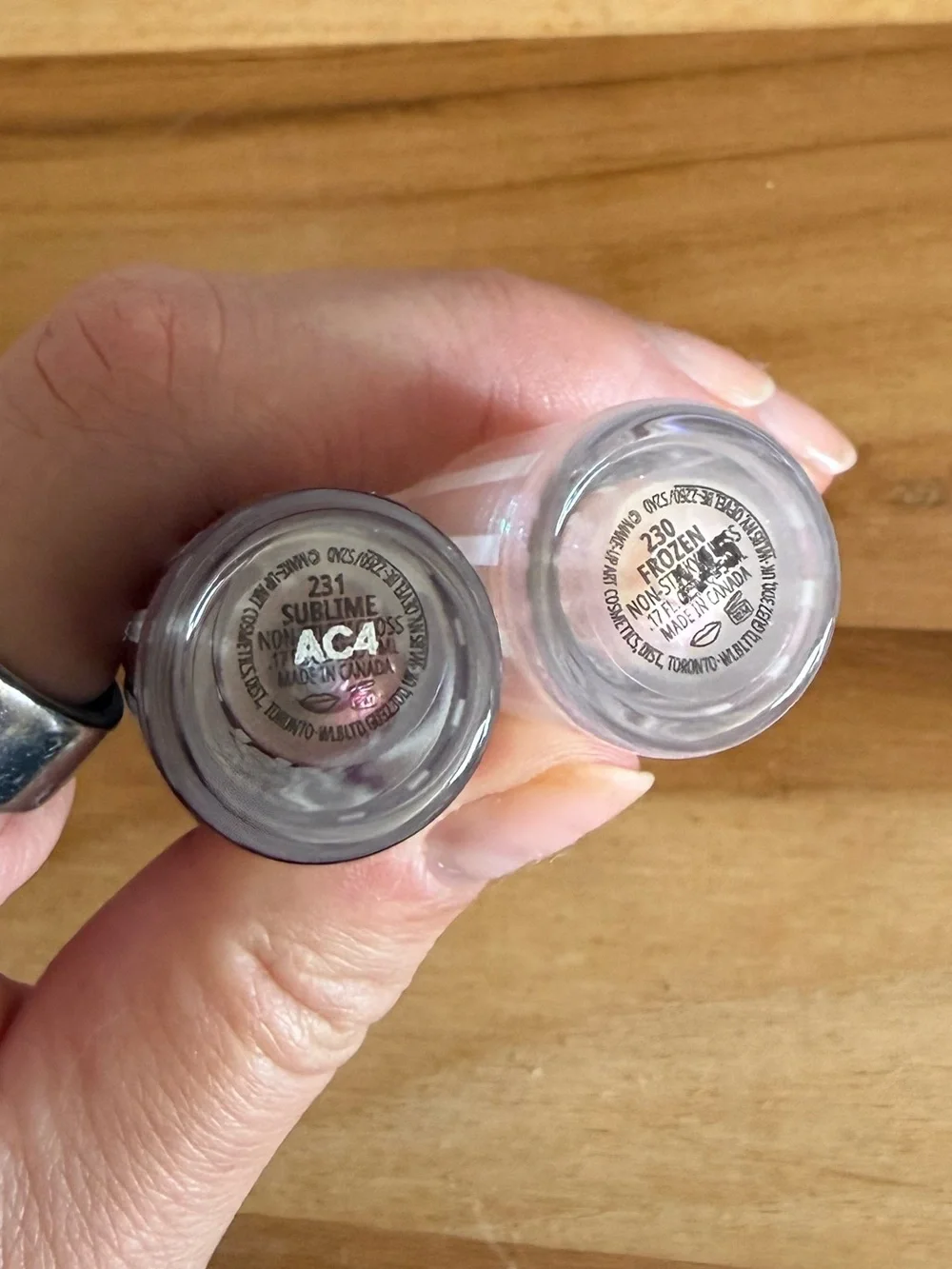 New! MAC Cosmetics Lipglass Duo Sublime and Frozen Lip Gloss